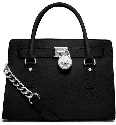 michael kors medium hamilton nordstrom|Hamilton Medium Leather Satchel .